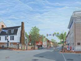 Old Town Alexandria Painting
