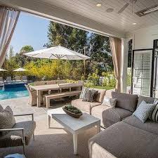 Outdoor Tie Back Curtains Design Ideas
