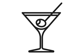 Martini Drink Icon Cocktail