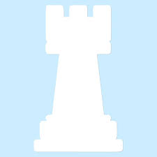 Chess Piece Castle Rook Vinyl Decal