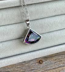 Triangle Mystic Topaz Necklaces Neptune