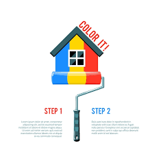 Color House Vectors Ilrations