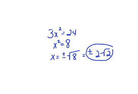 Solving Quadratic Equations By Taking