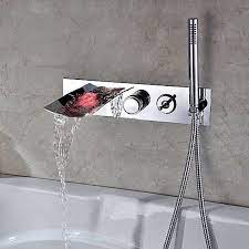 Hand Shower Bathtub Led Waterfall Faucet