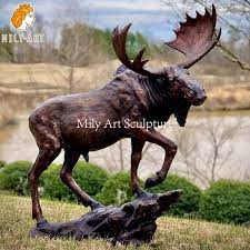 Bronze Deer Statues Elk Moose