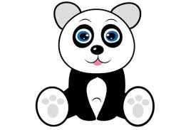 Panda Svg Panda Clipart Cute Baby