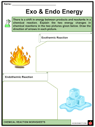 Chemical Reaction Facts Worksheets