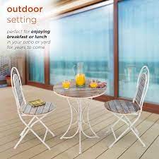 Alpine Corporation 3 Piece Bistro Patio Set