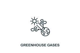 Greenhouse Gases Icon Graphic By