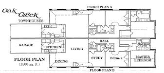 Floor Plans Oak Creek Apartments