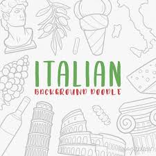 Italian Banner Icon City Vector