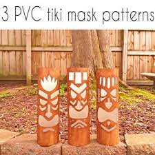 3 Pvc Pipe Tiki Mask Patterns Crazydiymom