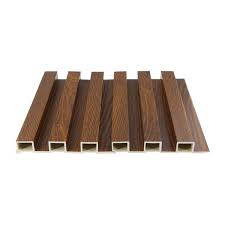 1 1 8 In X 4 Ft X 9 Ft Wall Cladding Walnut Interlocking Composite Decorative Wall Paneling 6 Pc 36 12 Sq Ft Pack