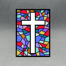Stained Glass Cross Svg Cross