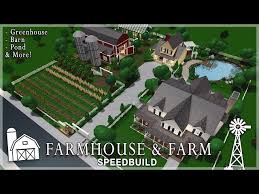 Roblox Bloxburg Farmhouse Farm
