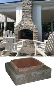 Outdoor Fireplace Kits Masonry