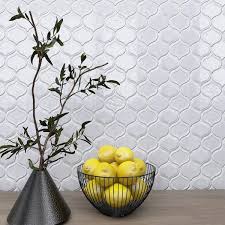 Arabesque Glossy Glass Mosaic Tile 8 1