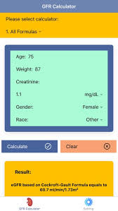 Pocket Gfr Calculator By Putu Angga