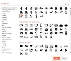 Word Working With Icons