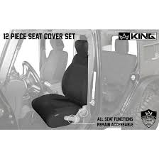 King 4wd Neoprene Seat Covers Black Black Jk 4 Door 2007 11010501