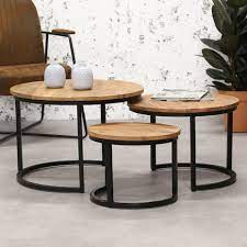 Industrial Coffee Table Cambridge Set