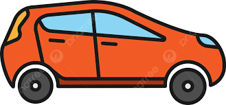Car Side View Color Icon Transport