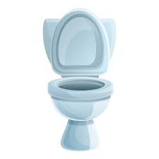 Vector Washroom Toilet Icon Cartoon