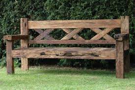 Rustic Outdoor Furniture Wooden Bench