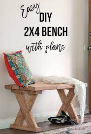 Diy 2x4 Bench How To Make An Indoor