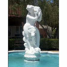Frp Water Fountain Statue For Exterior
