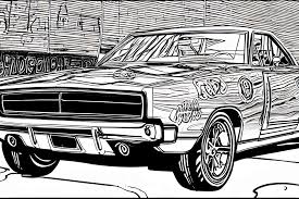 1969 Dodge Charger Coloring Page
