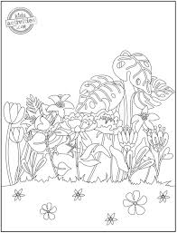Printable Flower Coloring Pages For
