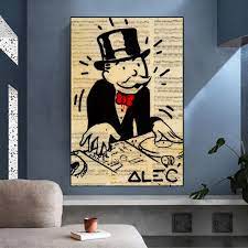 Alec Monopoly Dj Icon Art Leinwanddruck