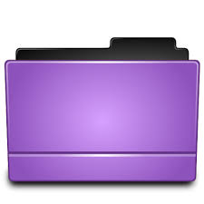 Folder Purple Vector Icons Free