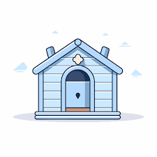 Vector Of A Cute And Modern Dog House