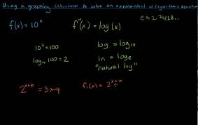 An Exponential Or Logarithmic Equation