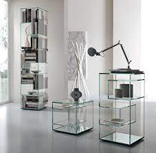 Tonelli Liber Glass Bookcase Modern