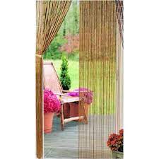 Mgp Crane Beaded Bamboo Curtain