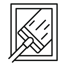 Window Cleaning Icon Outline Style
