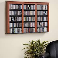 Triple Wall Mounted Storage Cds And