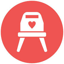 Premium Vector Baby Chair Vector Icon