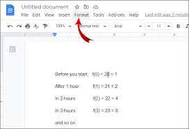 How To Type Exponents In Google Docs