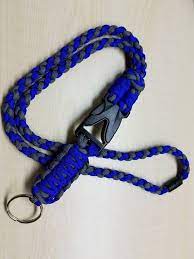 Id Badge Paracord Lanyard W Neck