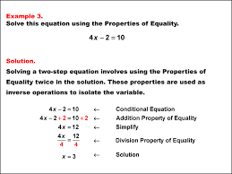 Math Example Solving Two Step