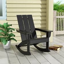 Modern Plastic Outdoor Rocking Chair