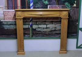 Vintage Pinewood Fireplace Mantel
