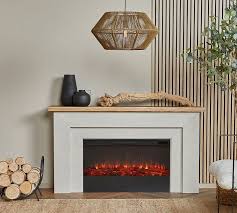 Mallory Electric Fireplace Pottery Barn