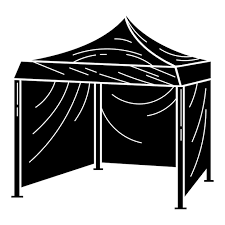 Commercial Tent Vector Icon