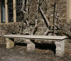 Straight Stone Bench Large Garden Benches
