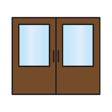 Double Door Generic Outline Color Icon